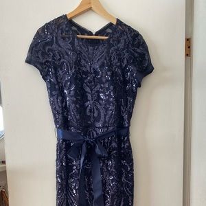 Laura Sequin Long Dress